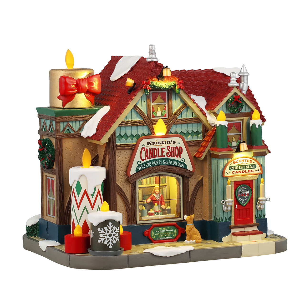LEMAX Kristin's Candle Shop, Battery Operated (4.5V) #45222